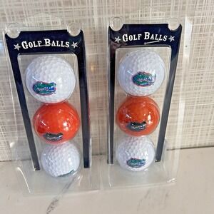 UF Florida Gators Golf Ball 3 Packs Bundle of‎ 2 New! Licensed Made in USA SS